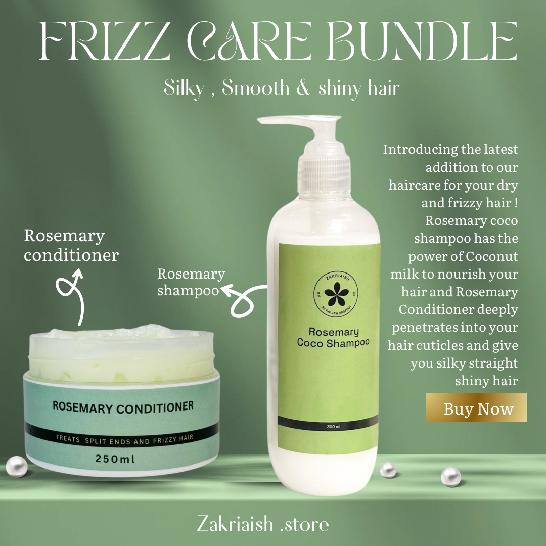 Frizz Care Bundle ( Rosemary Coco Shampoo + Conditioner)  ✨