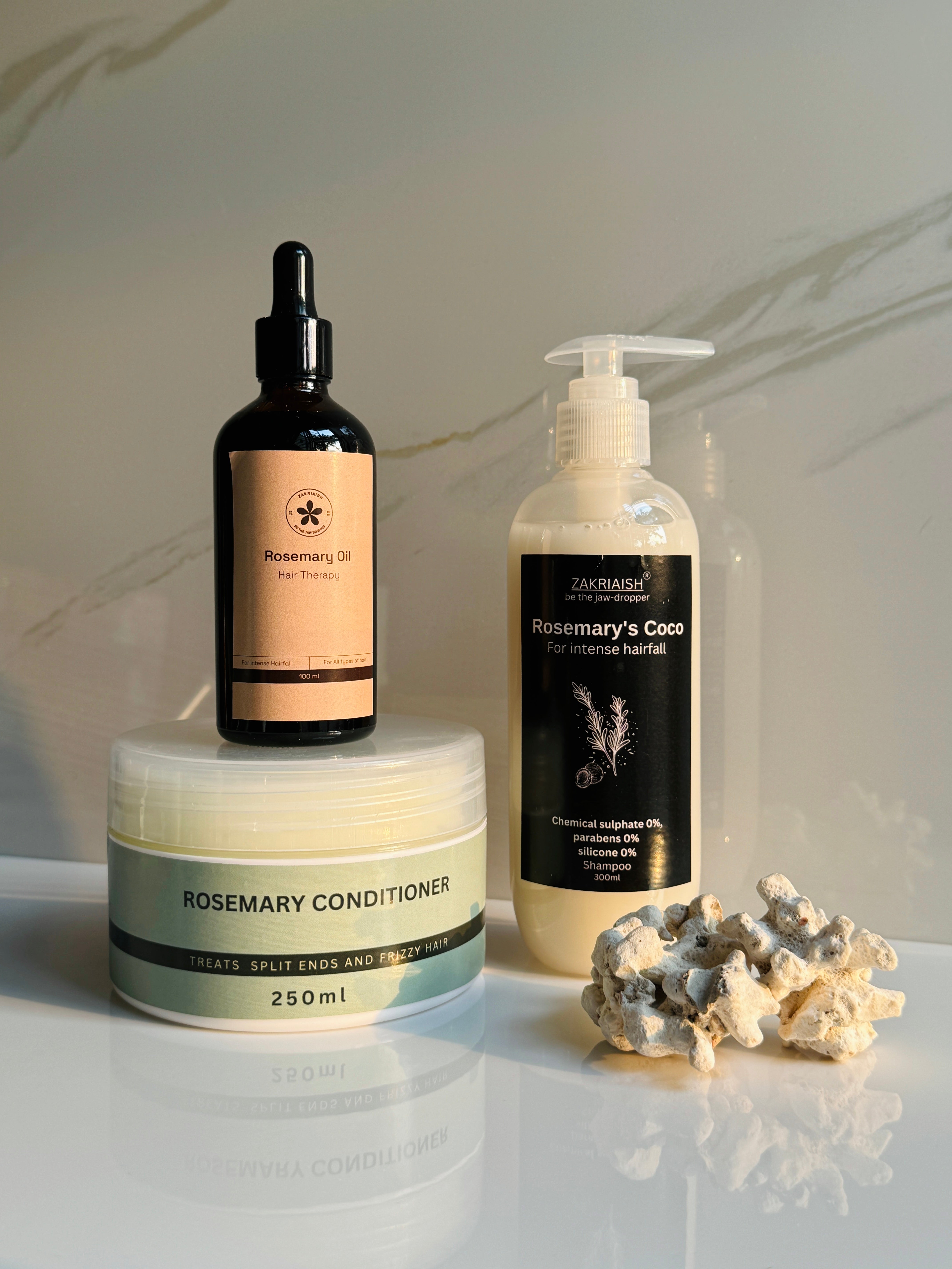 ROSEMARY THERAPY (Sulphate free Shampoo & Oil )